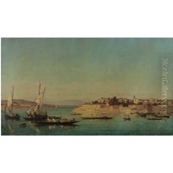 Vue A Travers La Corne D'or, Constantinople - view 1