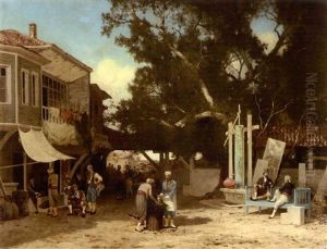 Istanbul Street by Germain Fabius Brest