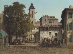 The Town Square by Germain Fabius Brest