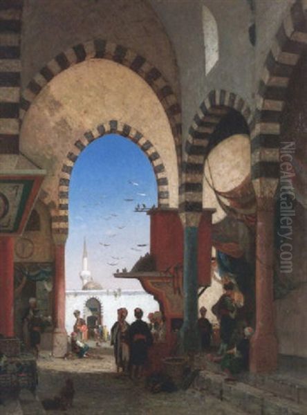 Marchand De Limonade Au Bazar De Constantinople - view 1