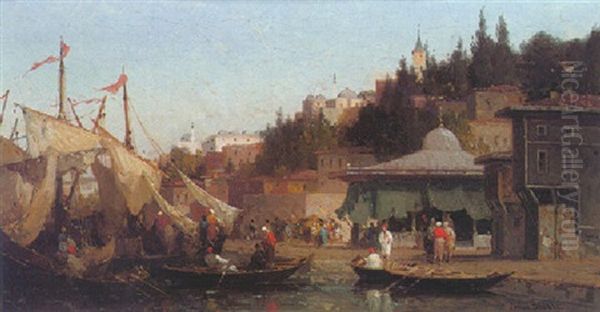 Turkish Port Scene - view 1