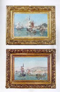 Le Voilier Sur Le Bosphore by Germain Fabius Brest