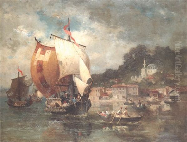 Shipping Off The Turkish Coast - view 1