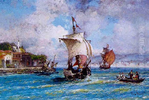 Bateau Dans Un Port Oriental - view 1