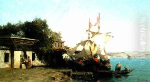 A Sailboat On The Bosphorus