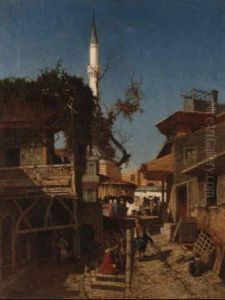 Carrefour De Sainte Sophie A Constantinople