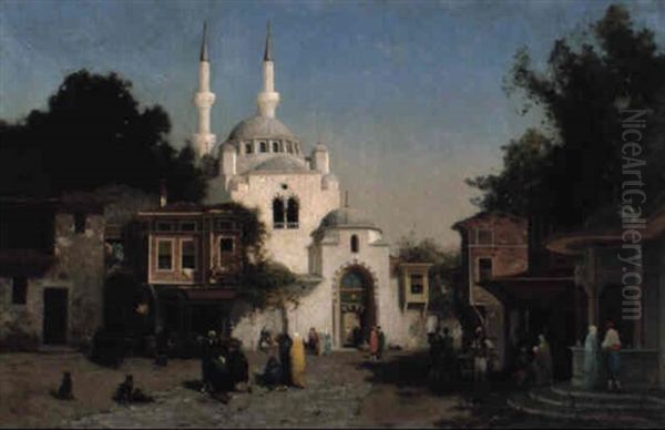 Outside The Mosque - view 1