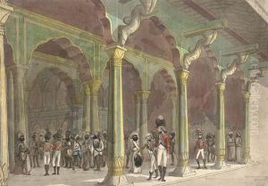 English Officers At The Summer Palace Of Tippoo Sultan Inbangalore English Officers At The Summer Palace Of Tippoo Sultan Inbangalore