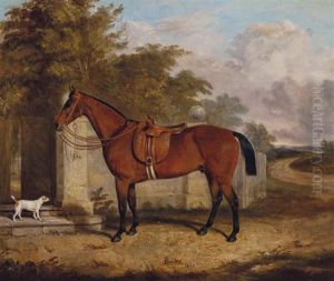 The Horse Gaylad With A Dog In A Landscape The Horse Gaylad With A Dog In A Landscape
