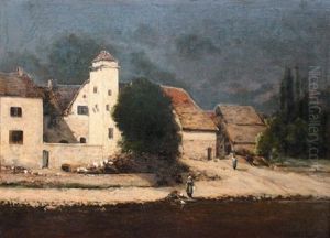 Lavandieres A La Riviere Aupres De La Ferme
