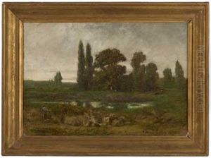 Paysage Au Chasse