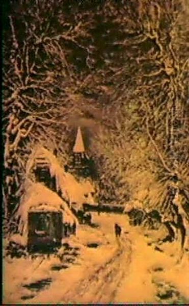 Un Village D'artois En Hiver - view 1