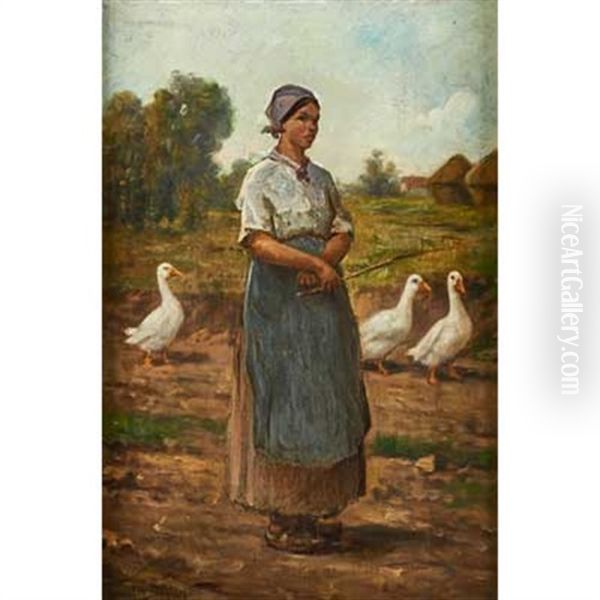 Untitled (girl With Geese) - view 1