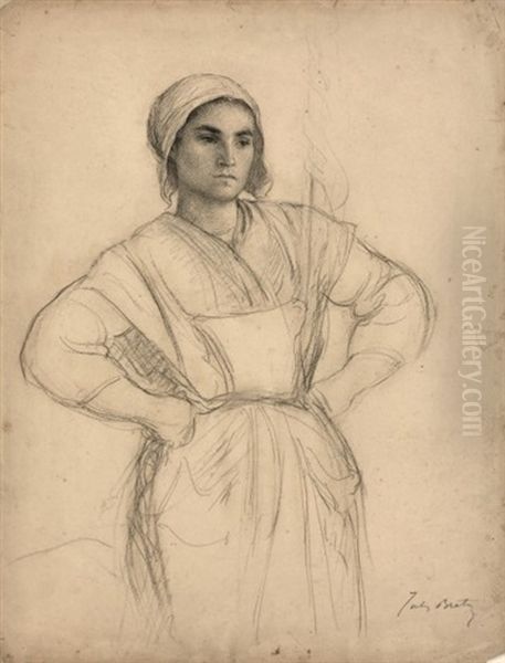 Etude De Paysanne (marguerite Moreau) - view 1