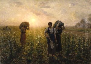 Fin Du Travail by Jules Breton