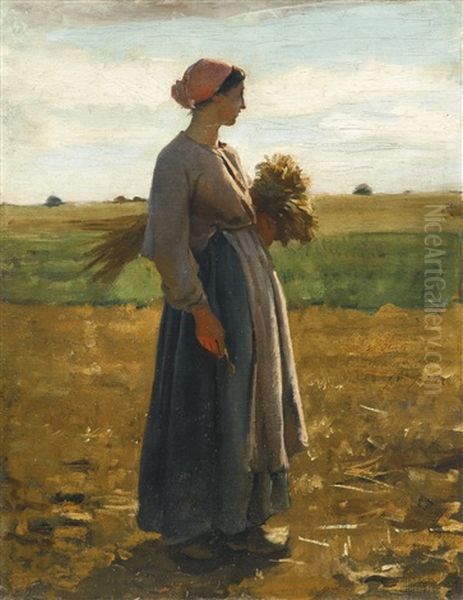 Jeune Femme Dans Les Champs - view 1