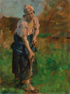 La Bineuse by Jules Breton