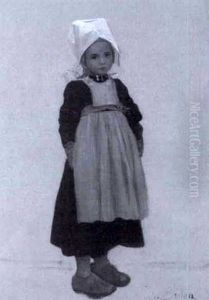 Little French Girl by Jules Breton