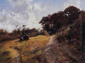 Landscape In Brittany by Jules Breton