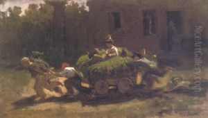 Giddy Up! by Jules Breton