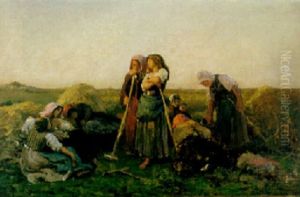 The End Of The Day by Jules Breton