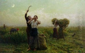 L'appel Du Soir by Jules Breton
