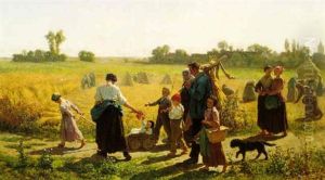 Le Depart Pour Les Champs by Jules Breton