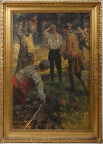 Nathan Hale At Yale-the Broad Jump Record - view 1