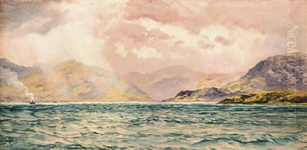 Coastal Landscape In Ballachulish Bay, Scotland - view 1