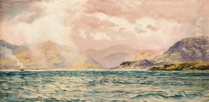 Coastal Landscape In Ballachulish Bay, Scotland by John Brett