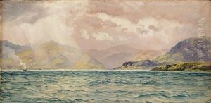 View From Ballachulish Bay, Scotland by John Brett