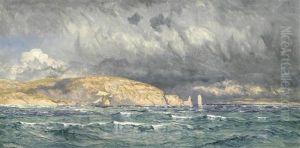 Off Old Harry's Rocks by John Brett