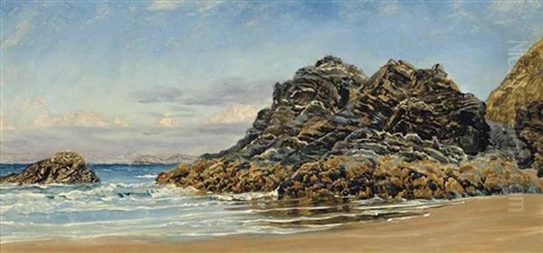 The Black Rock, Tresaithe, Wales - view 1