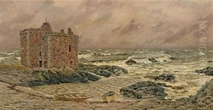 South-east Gale At Port-na-cross by John Brett