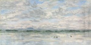 A Summer Day, Whitesands Bay, Pembrokeshire, South Wales by John Brett