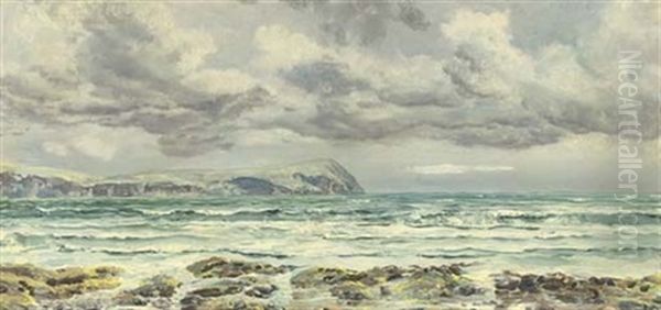 Dinas Head From Navigation Beacons, Newport Sands - view 1