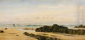 Bude On The Cornish Coast by John Brett
