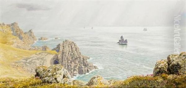 Summer Mists At Tol Pedn - view 1