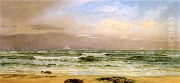 Shipping Off The Coast - view 1