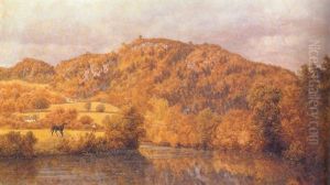 Autumnal Landscape (lake District?) by John Brett