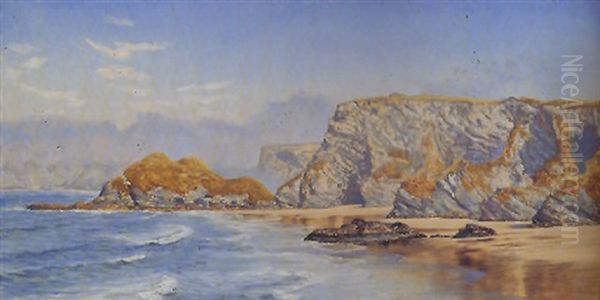 A Coastal Scene (cornwall?) - view 1