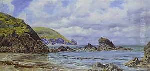 Forest Creek, Newport Sandbanks, Pembrokeshire Coast by John Brett