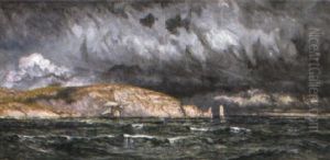 Off Old Harry's Rock by John Brett