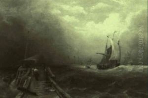 Rocky Seascape by John Brett
