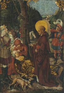The Miracle Of Saint Leonard Of Limoges by Joerg Breu the Elder