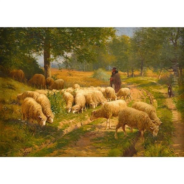 Shepherd And His Flock - view 1
