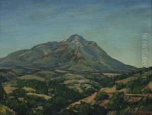 Mountain Landscape by Henry Joseph Breuer