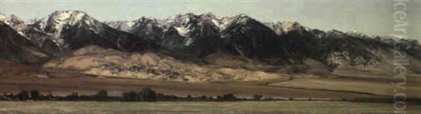 A Panoramic View Of The Sierras From Independence, Inyo County, California - view 1