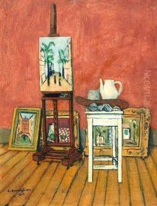 Stillleben Im Atelier by Cesare Breveglieri