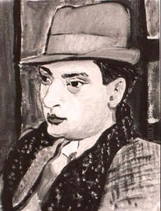 Ritrato Di Umberto Zimelli by Cesare Breveglieri